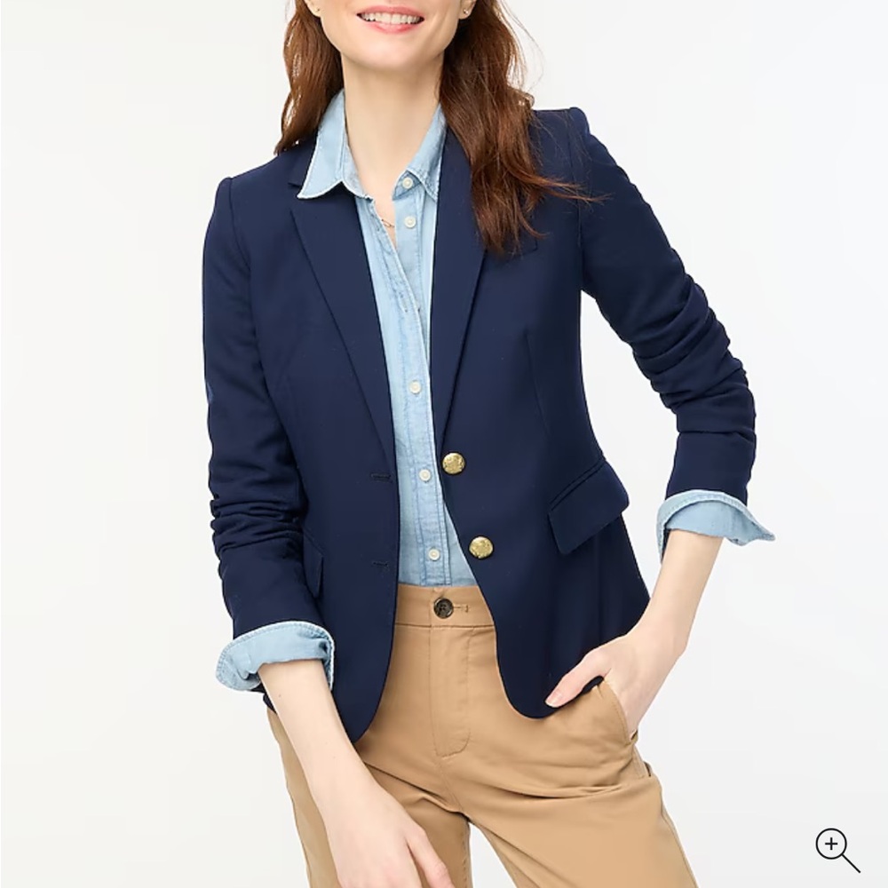 J. Crew Classic Schoolboy Blazer in light grey